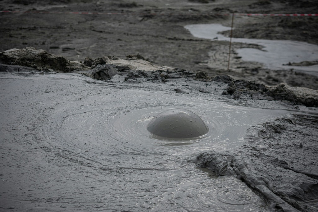 Mud Volcano in Azerbaijan.