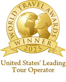 World Travel Awards 2025 United States’ Leading Tour Operator winner badge