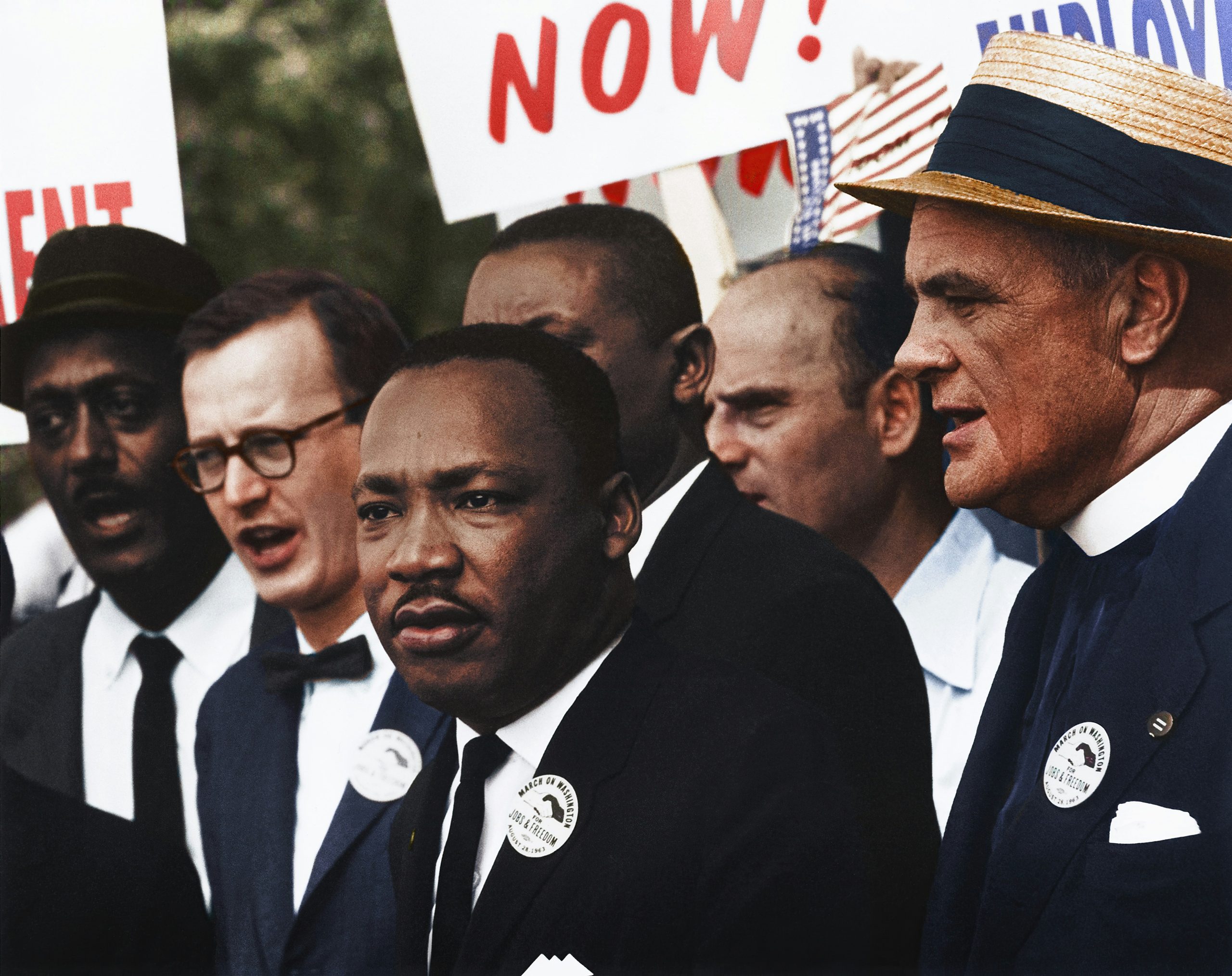 Quotes about service learning: Martin Luther King Jr. at a rally.