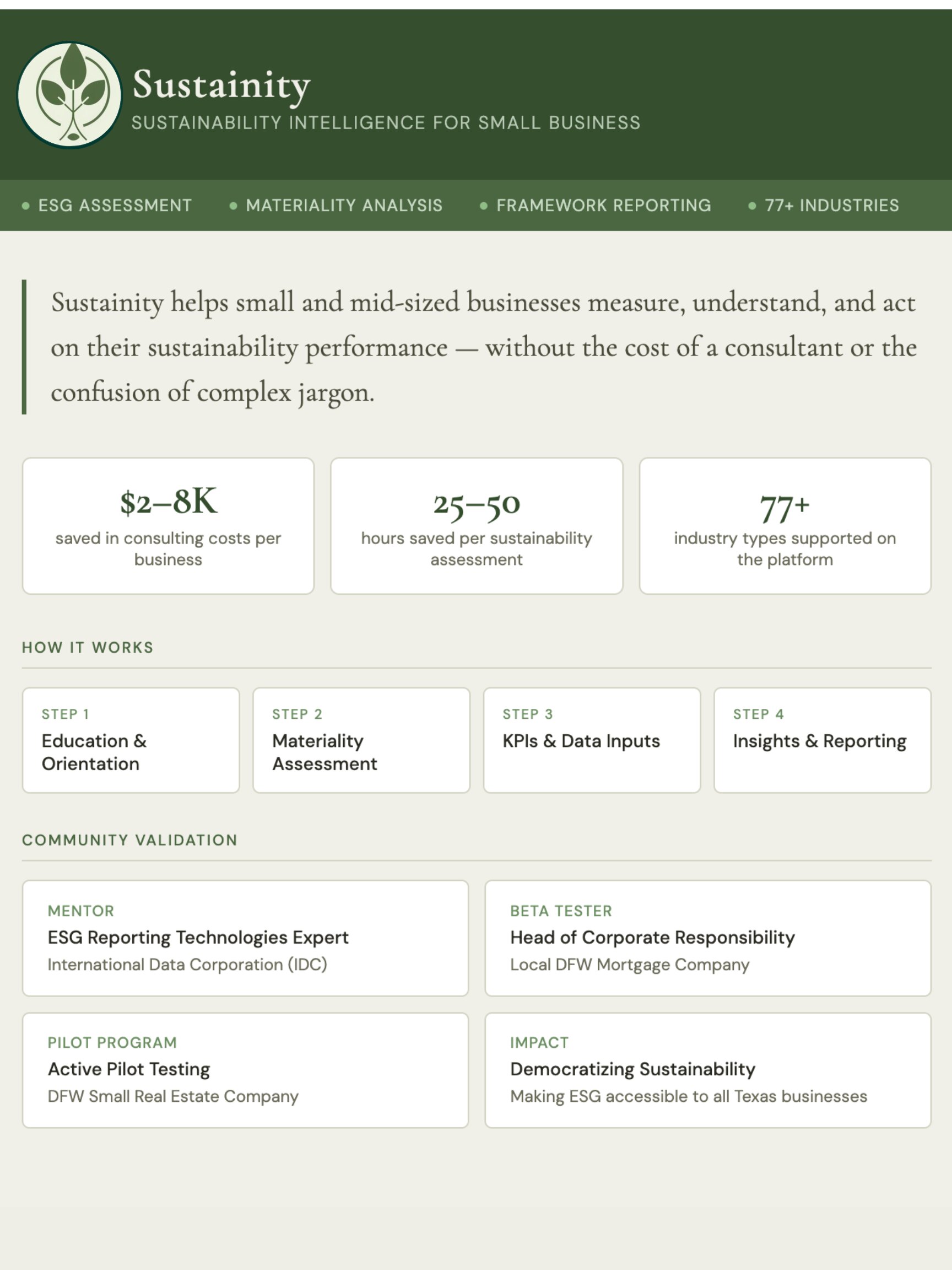 Vaishnavi Kaligotla, Sustainity: Sustainability for Small Business, image 2